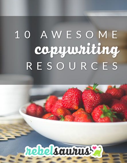 10 Awesome Copywriting Resources: Copywriting is an important skill to learn as an entrepreneur.  Here are some of my favorite copywriting blog posts and resources from around the web.