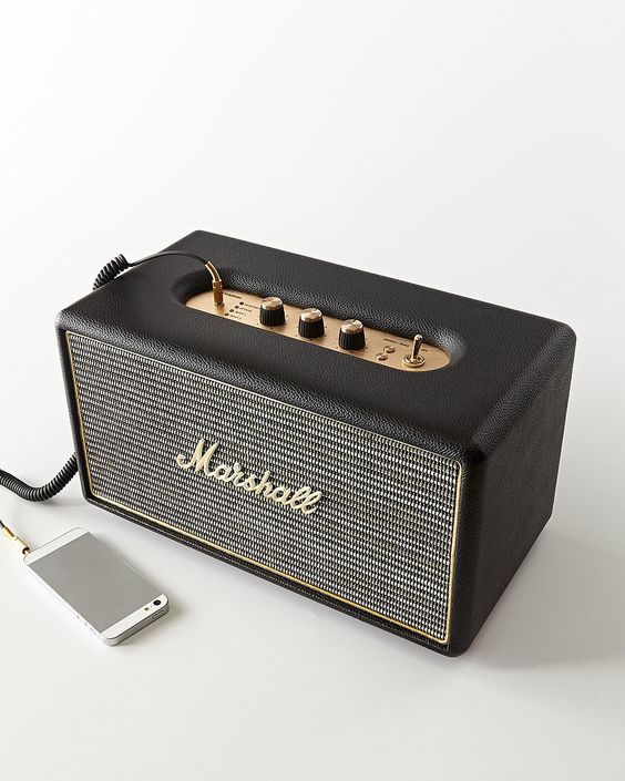 10 Unexpected, High-Tech Gifts For Him » Vintage-inspired Marshall Stanmore Speaker