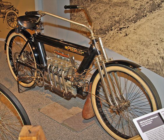 1909 Pierce 4 cylinder motorcycle