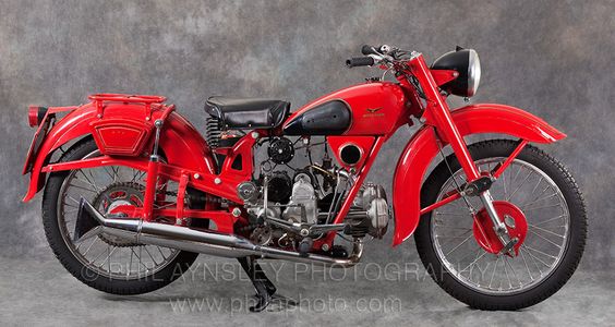 (1948) Moto Guzzi 250cc Airone Classic Motorcycle.