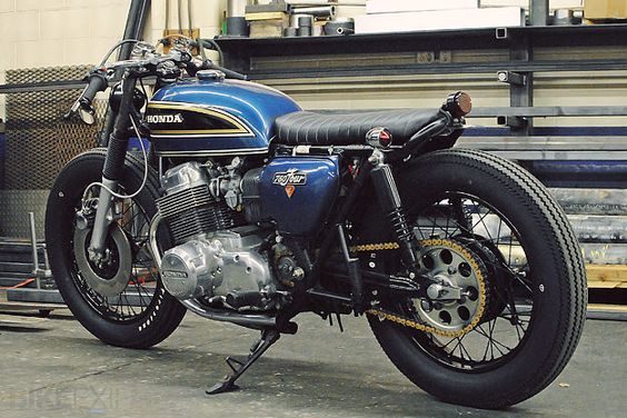 1975 Honda CB750 on a Budget. Original paint and really raw styling