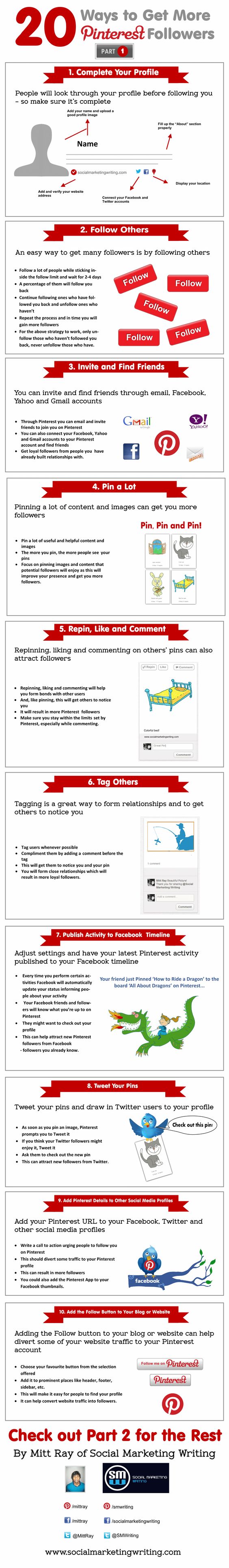 20 Ways to Get More #Pinterest Followers (Part I) #socialmedia