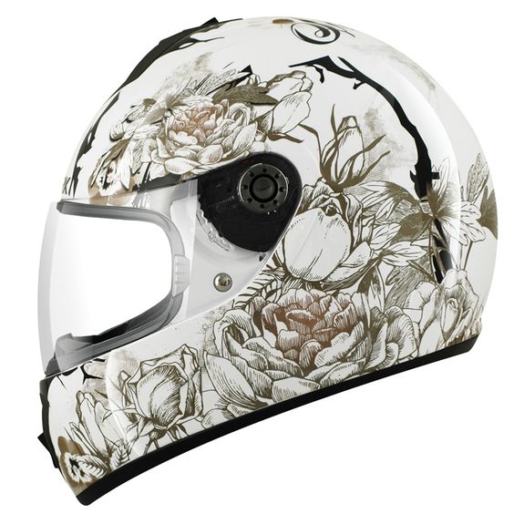 2013 Shark S600 Season Ladies Womens Motorcycle Full Face Helmet Ghostbikes | eBay