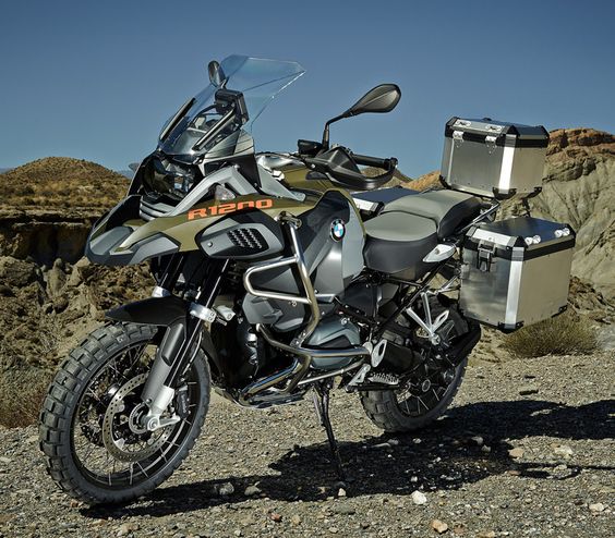 2014 BMW R 1200 GS Adventure with accessory hard cases. Click to read more in Rider magazine.