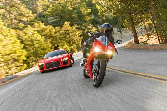 2017 Audi R8 V10 Plus and 2015 Ducati 1299 S Panigale