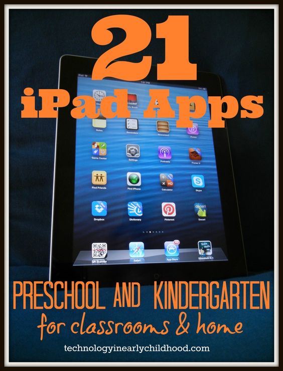 21 Best Apps for Preschool and Kindergarten iPads | Technology In Early Childhood | Bloglovin’