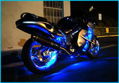 36 Blue LED Body Lights Kit Ninja 250R 500R 650R | eBay