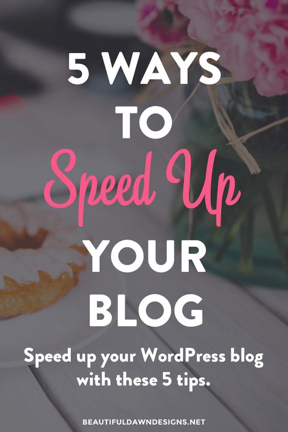 5 Ways to Speed Up Your WordPress Blog or Website // A slow website can hurt your SEO and make visitors leave. Use these tips to easily increase the speed of your WordPress website.