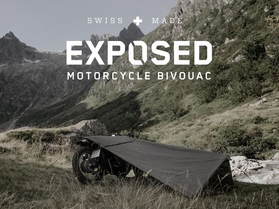 A bivouac for motorcycle travel, to enjoy the outdoors the purest way possible.