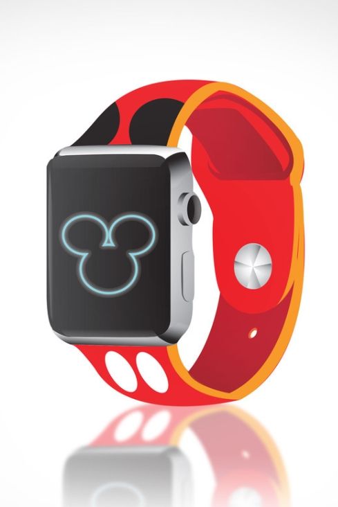 A Mickey Mouse -themed Apple Watch concept.
