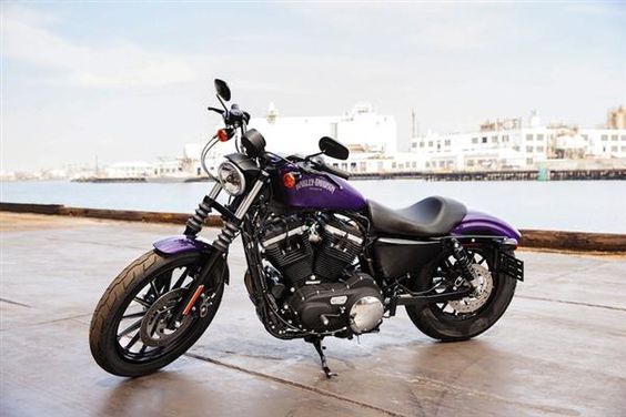 A purple Sportster. Yum! Part of Harley's 2014 color collection!