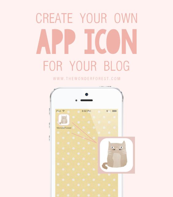 Add your blog to your iPhone app screen with a custom icon!!! #howto #blogtips