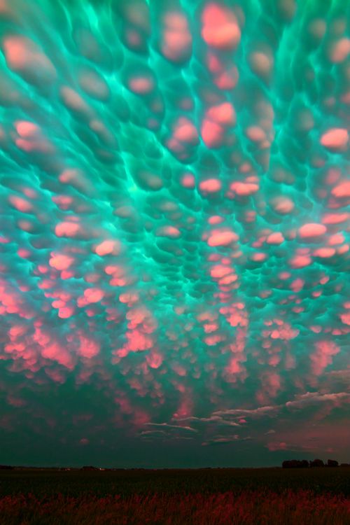 Amazing Mammatus Clouds