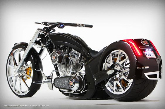 American Chopper Cadillac CTS-V Bike by Paul Jr Designs ♥ ♥ ♥ LOVE This