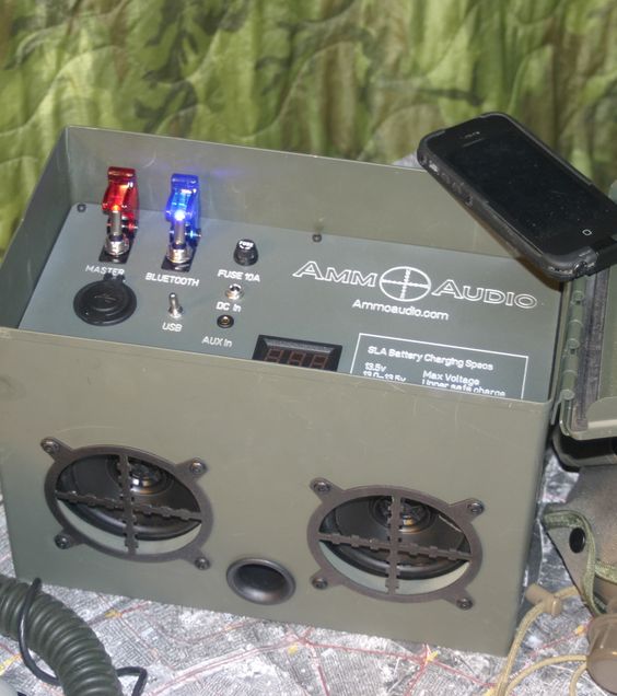 Ammo Audio -- Veteran Made, Bluetooth Portable Speaker