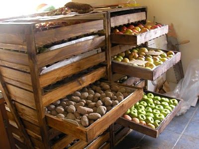 An idea for root cellar storage