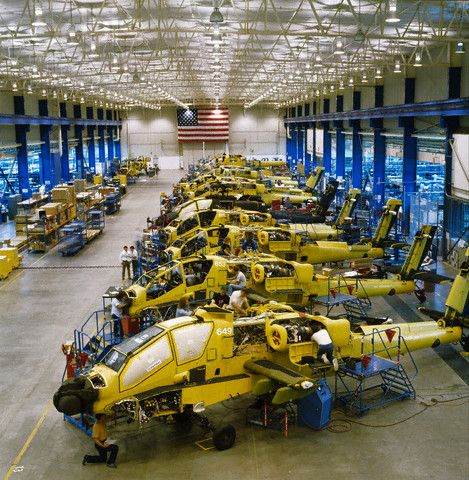 Apache Helicopter Manufacturing Plant Mesa Arizona