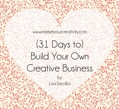 Are you ready to turn your hobby into an income-earning side business? Want to sell on Etsy? Are you interested in turning your passions into profit? Would you like to get paid for doing something you already love to do? Join me for 31 Days of instruction on how to build a creative business.