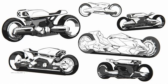 ArtStation - Motorcycle Concept Sketchpage, Benjamin Last