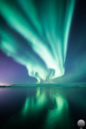Aurora Borealis - Kleifarvatn, Iceland. this is beauty in the fact that it happens naturally, Earth created it not humans and its something you don't get to see everyday all the time which makes it even more precious.