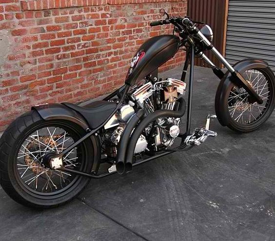 Awesome old and new school style chopper from WWC.