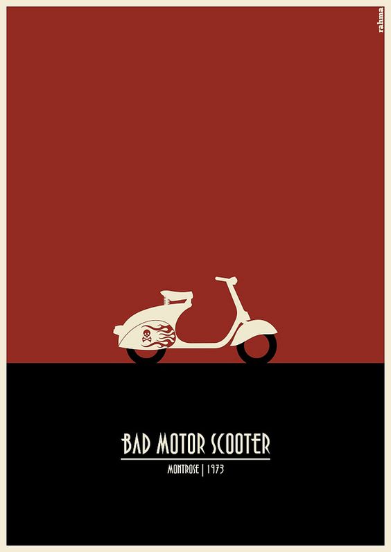 Bad Motor Scooter Poster