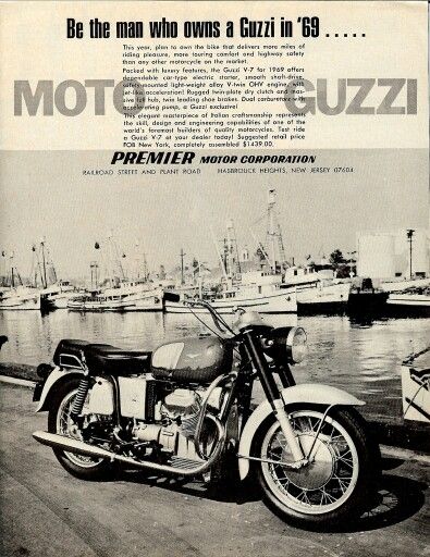 Be the man who owns a Guzzi in '