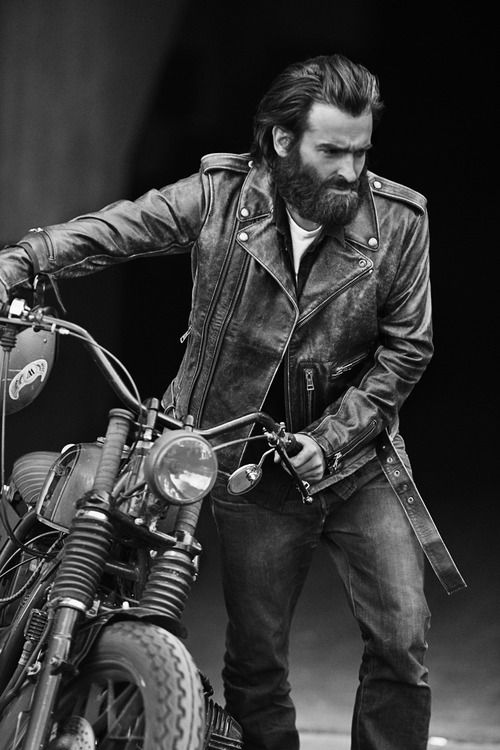 beard and bike