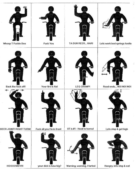 bicycle hand signals | Motorcycle Safety Foundation®