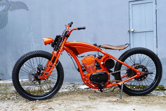 bikerMetric | custom honda yamaha metric bobbers, choppers, cafe racers: honda bobbers from yogyakarta's dariztdesign