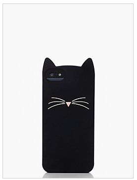 black cat silicone iphone 5 case by kate spade new york. (november 2013)