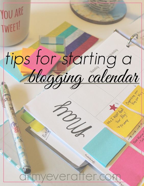Blogging Tips for Starting a Blogging Calendar