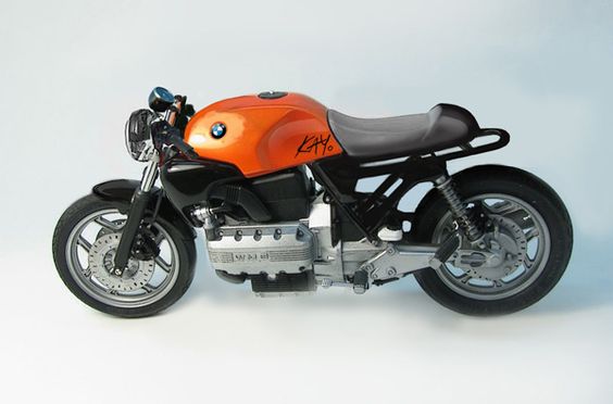 BMW cafe racer. If only my old K100 looked that good. Now all it needs is a 