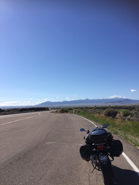 BMW F800 GT on US 60 in New Mexico