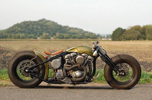 Bobber with a racer style