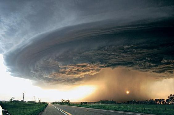 But when a storm arrives, the results can be awe-inspiring. This thunderstorm is a supercell, the largest, most severe class of thunderstorms. The photographer describes this picture as one of his all-time favorites.