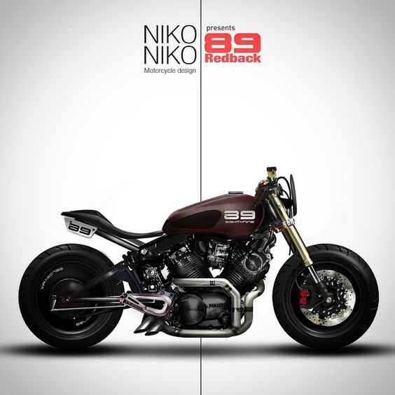 Cafe Racer design by Niko Studio #motorcycles #caferacer #motos |