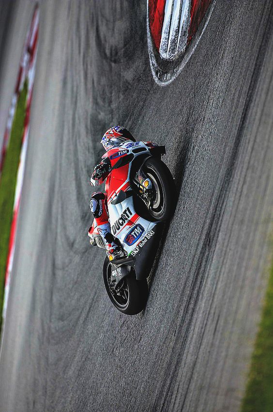Casey Stoner testing the Ducati