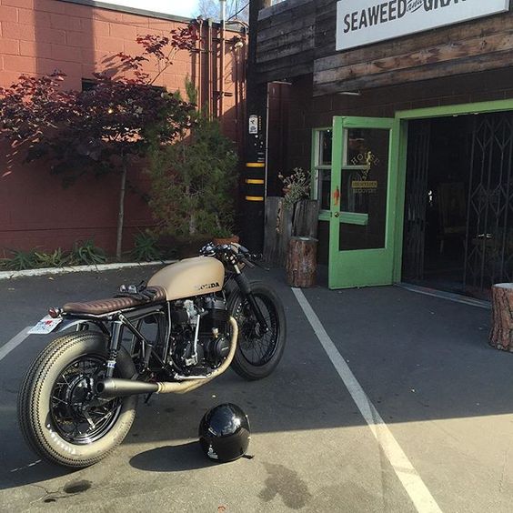 #cb750 #caferacer #bratcafe #custombuiltmotorcycles #shoplife