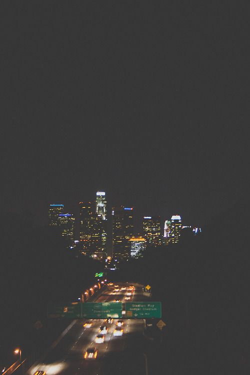 cities at night.