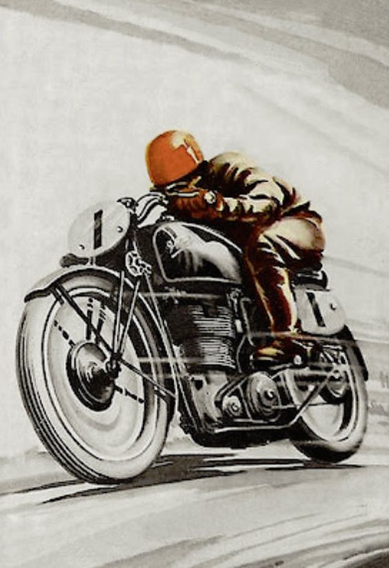 Classic racing #poster #vintage #motorcycles |