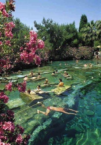 Cleopatra's Pool, Pamukkale, Turkey