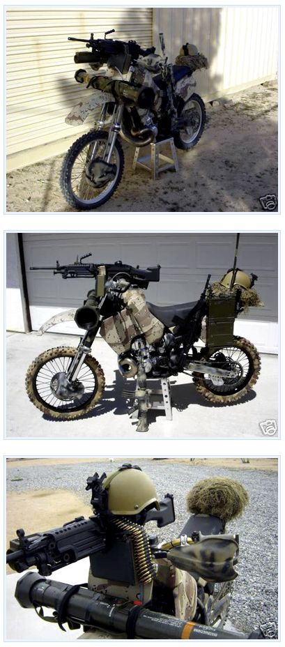 Combat Motorcycle - interesting to say the