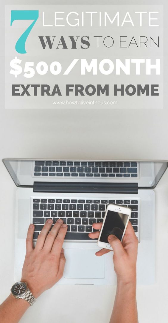 Could earning an extra $500/month change your financial situation tremendously? I've made a list of 7 real ways to make an extra easy $500 per month from home.