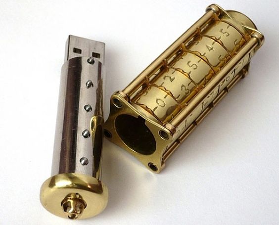 Cryptex flash drive uses combination lock sleeve, brings a whole new meaning to hardware encryption -- Engadget