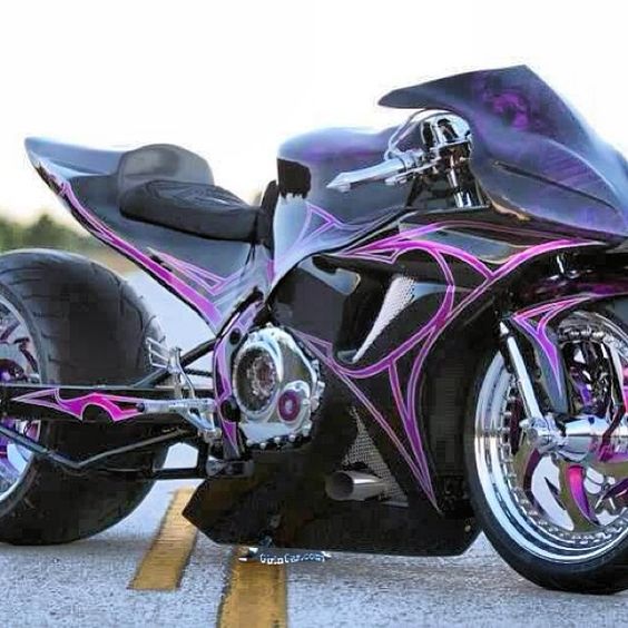 Custom Sports Bike- yes yes yes yes YESSSSS!!!!  Everything, even down to that rear tire!