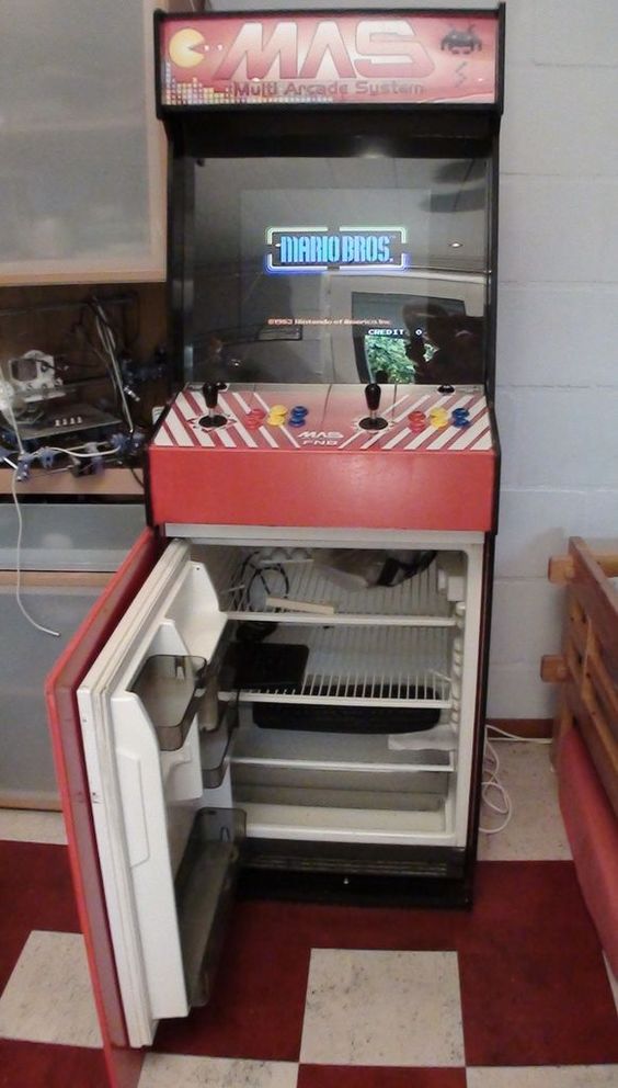 Dad has an old arcade bowling game in the back yard. Maybe he'd let us take it make this with it?