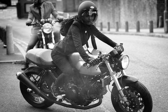 Ducati Dame at the Distinguished Gentlemans ride 2012 by Sam Christmas.