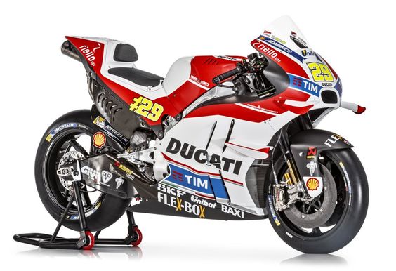 Ducati Desmosedici GP16, con múltiples spoilers