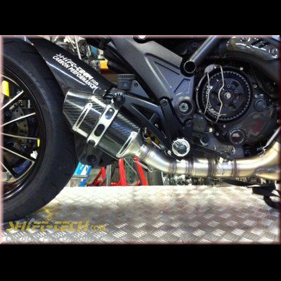 Ducati Diavel Stage 3 Slip-on GP Exhaust Kit by Shift-Tech, ST106 
